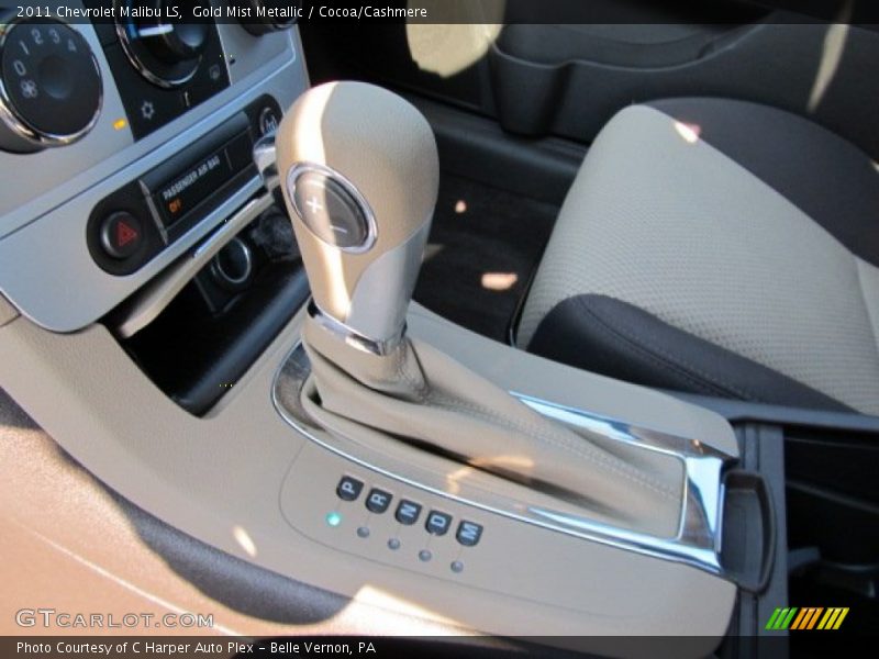  2011 Malibu LS 6 Speed Automatic Shifter