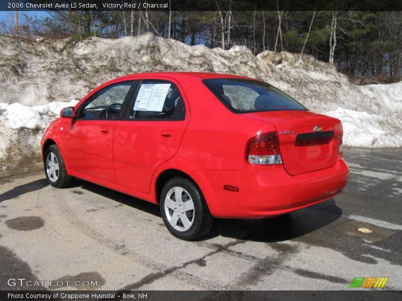Victory Red / Charcoal 2006 Chevrolet Aveo LS Sedan