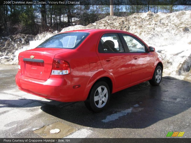 Victory Red / Charcoal 2006 Chevrolet Aveo LS Sedan