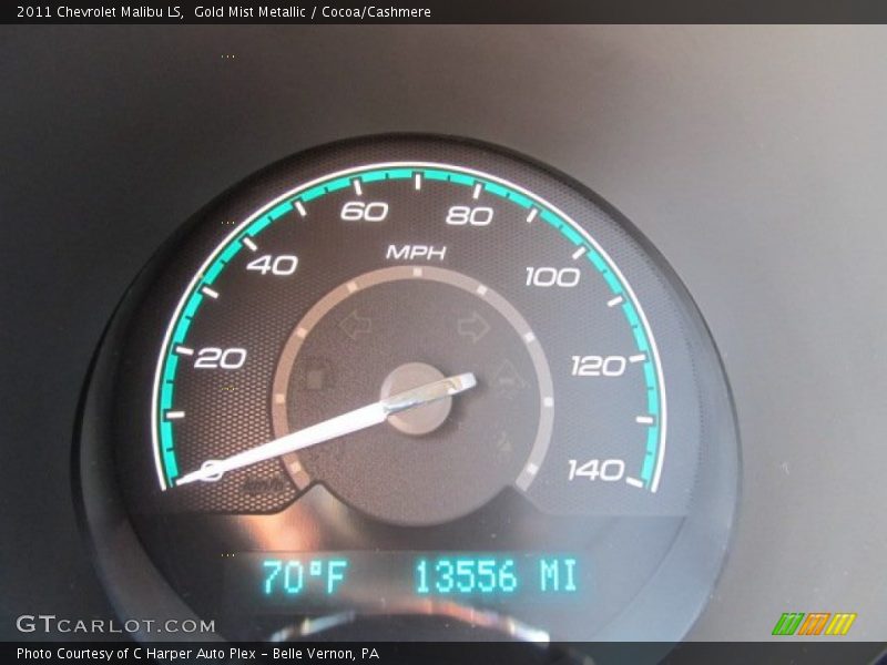Gold Mist Metallic / Cocoa/Cashmere 2011 Chevrolet Malibu LS