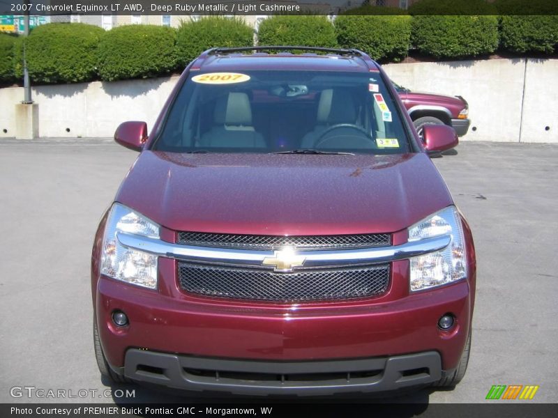 Deep Ruby Metallic / Light Cashmere 2007 Chevrolet Equinox LT AWD