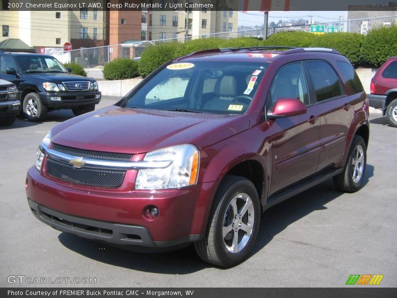 Deep Ruby Metallic / Light Cashmere 2007 Chevrolet Equinox LT AWD