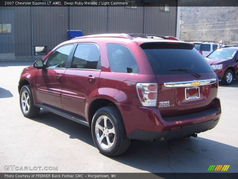 Deep Ruby Metallic / Light Cashmere 2007 Chevrolet Equinox LT AWD