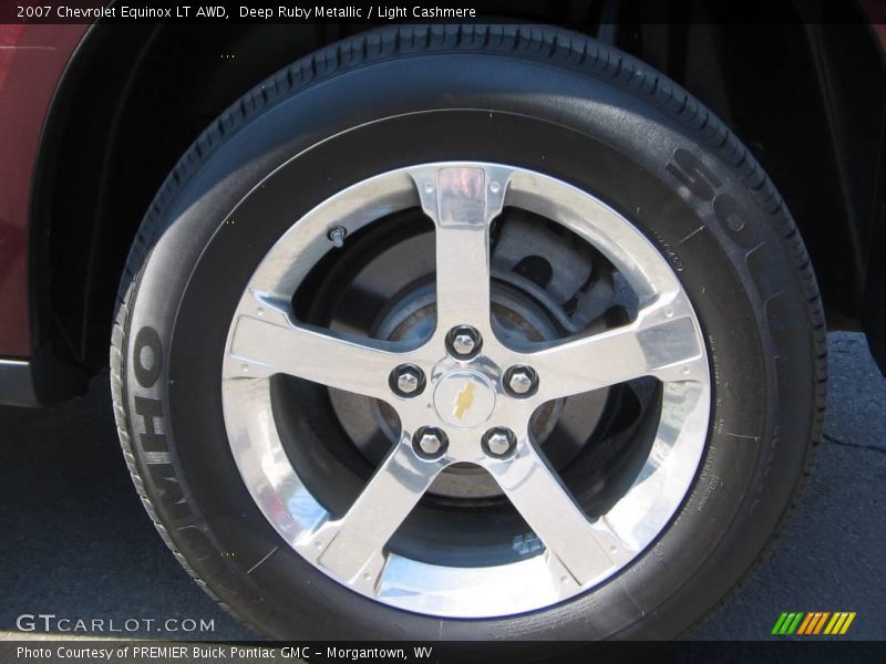 Deep Ruby Metallic / Light Cashmere 2007 Chevrolet Equinox LT AWD
