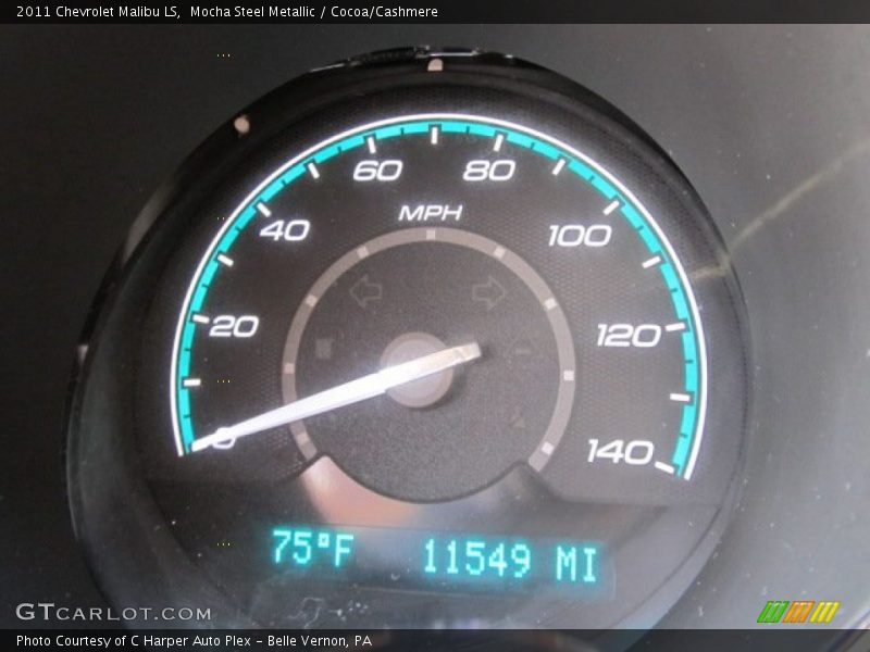 Mocha Steel Metallic / Cocoa/Cashmere 2011 Chevrolet Malibu LS