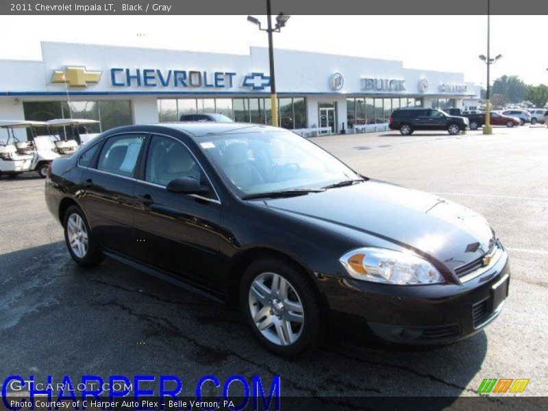 Black / Gray 2011 Chevrolet Impala LT