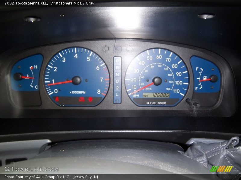 Stratosphere Mica / Gray 2002 Toyota Sienna XLE