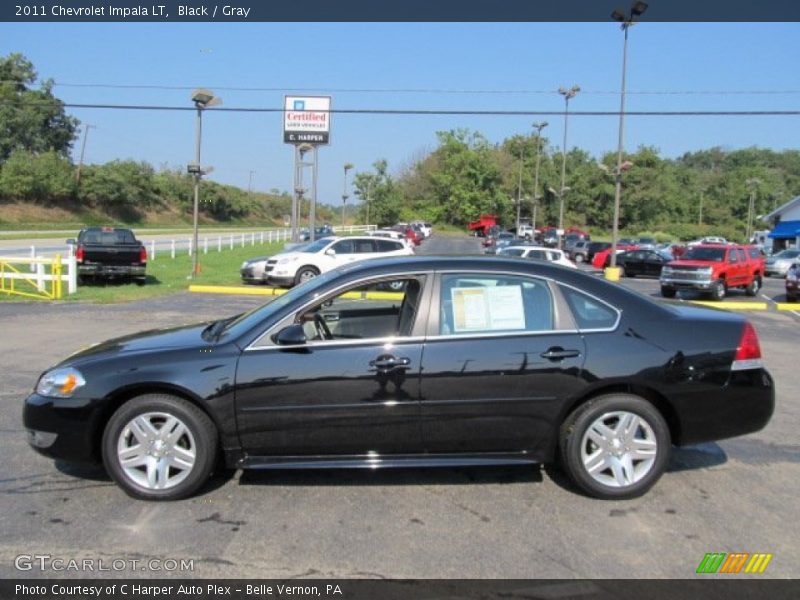Black / Gray 2011 Chevrolet Impala LT