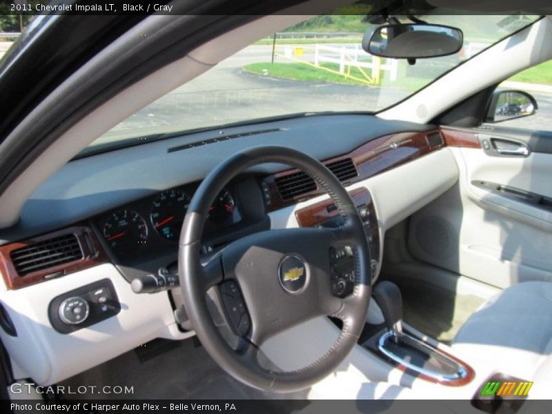 Black / Gray 2011 Chevrolet Impala LT