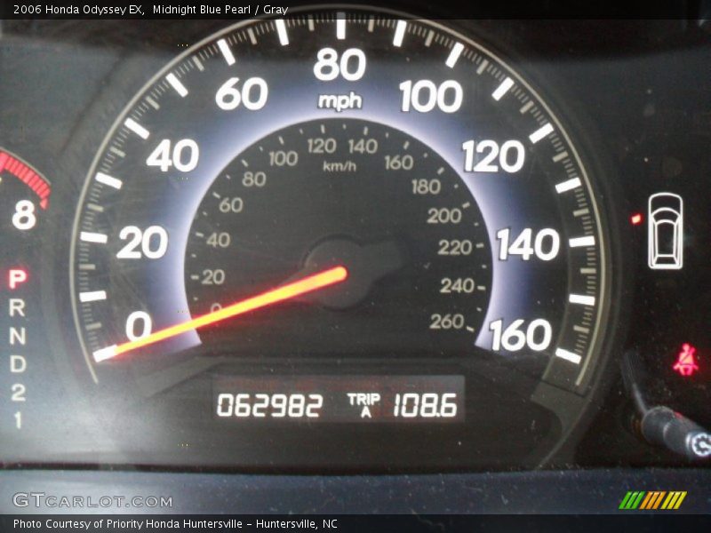 Midnight Blue Pearl / Gray 2006 Honda Odyssey EX