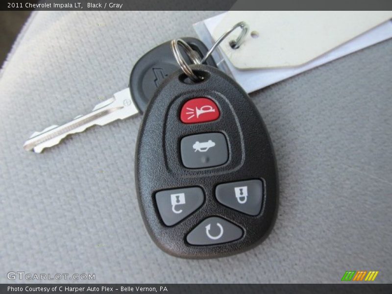 Black / Gray 2011 Chevrolet Impala LT
