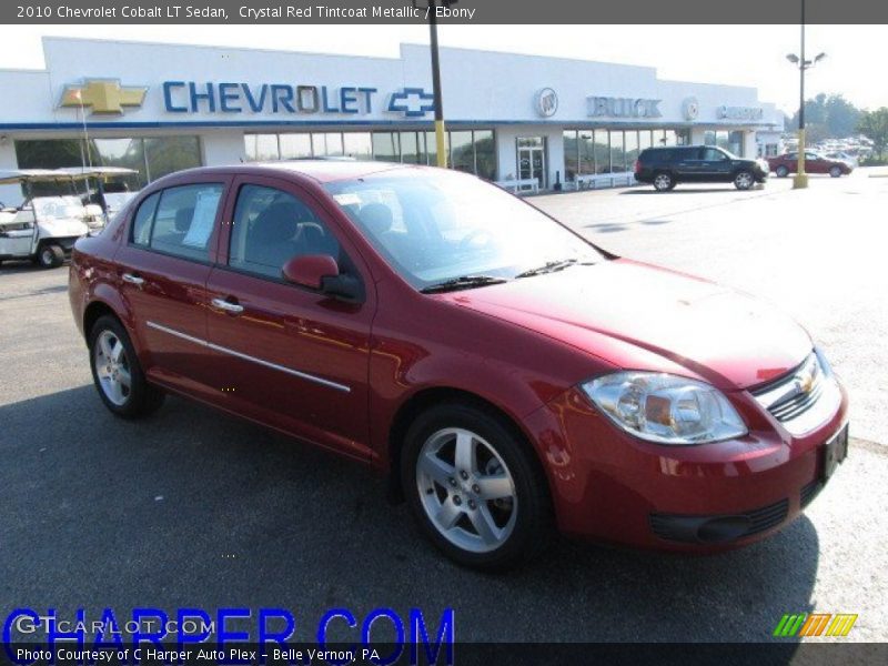 Crystal Red Tintcoat Metallic / Ebony 2010 Chevrolet Cobalt LT Sedan