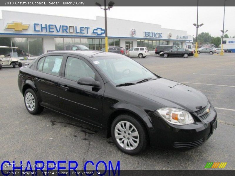 Black / Gray 2010 Chevrolet Cobalt LT Sedan