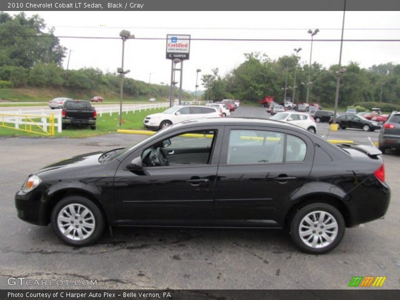 Black / Gray 2010 Chevrolet Cobalt LT Sedan