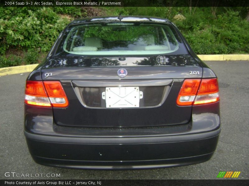 Espresso Black Metallic / Parchment 2004 Saab 9-3 Arc Sedan