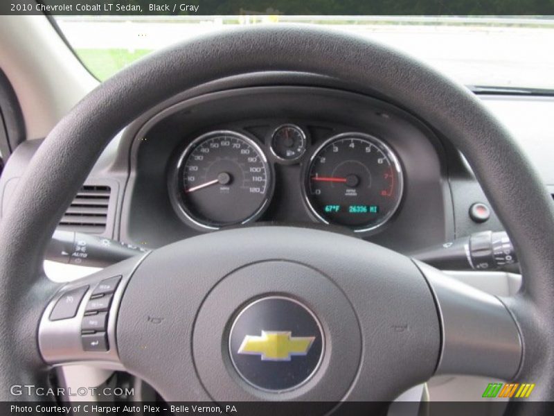 Black / Gray 2010 Chevrolet Cobalt LT Sedan
