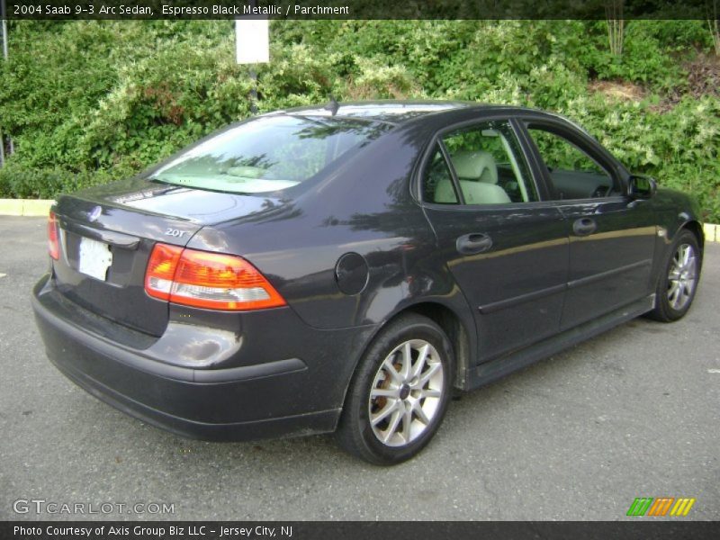 Espresso Black Metallic / Parchment 2004 Saab 9-3 Arc Sedan