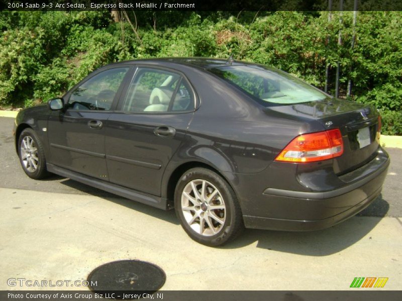 Espresso Black Metallic / Parchment 2004 Saab 9-3 Arc Sedan