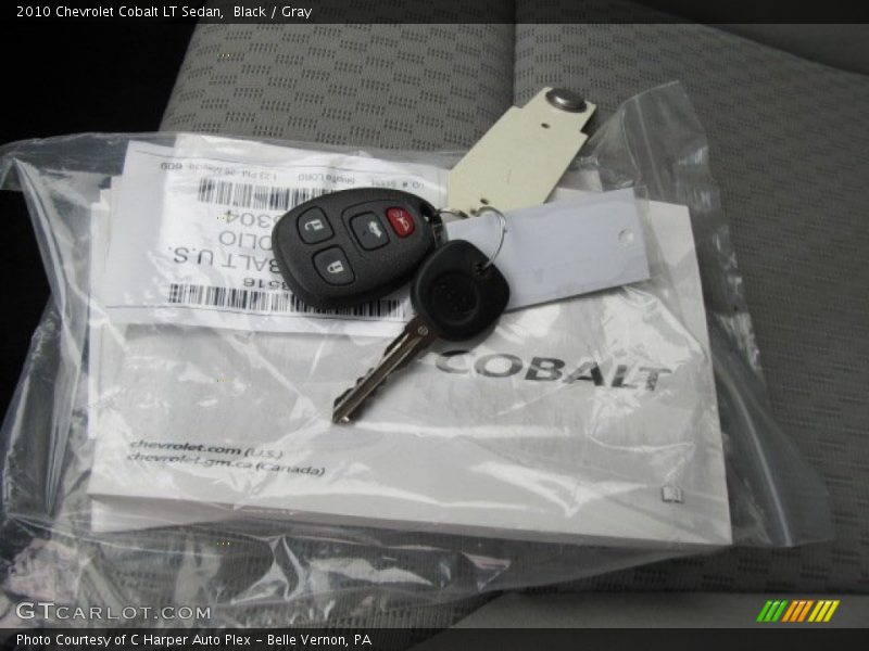 Black / Gray 2010 Chevrolet Cobalt LT Sedan