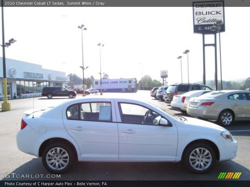 Summit White / Gray 2010 Chevrolet Cobalt LT Sedan