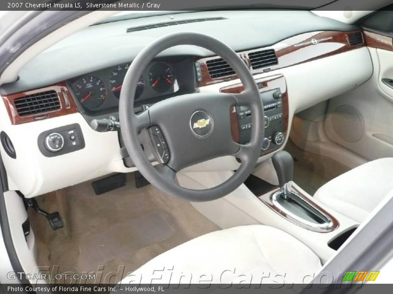 Silverstone Metallic / Gray 2007 Chevrolet Impala LS