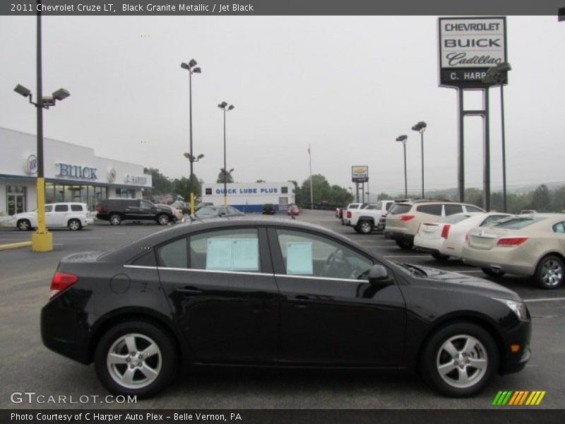 Black Granite Metallic / Jet Black 2011 Chevrolet Cruze LT