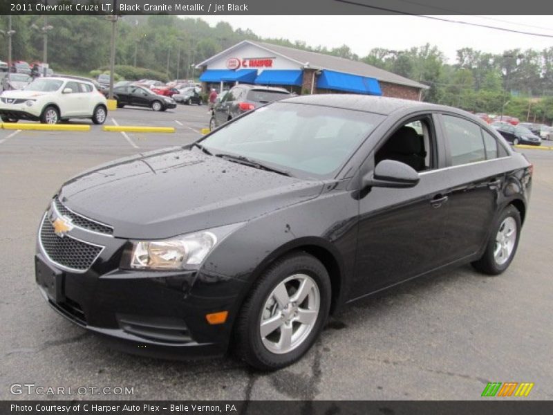 Black Granite Metallic / Jet Black 2011 Chevrolet Cruze LT