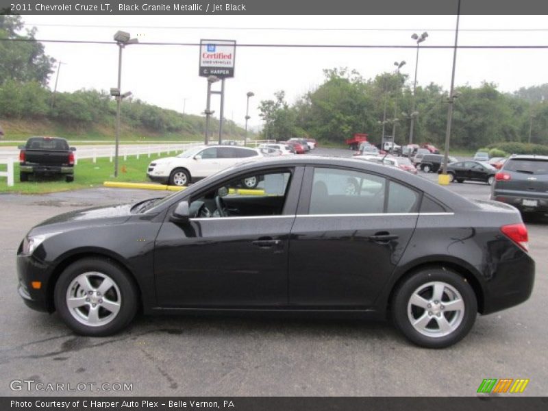 Black Granite Metallic / Jet Black 2011 Chevrolet Cruze LT