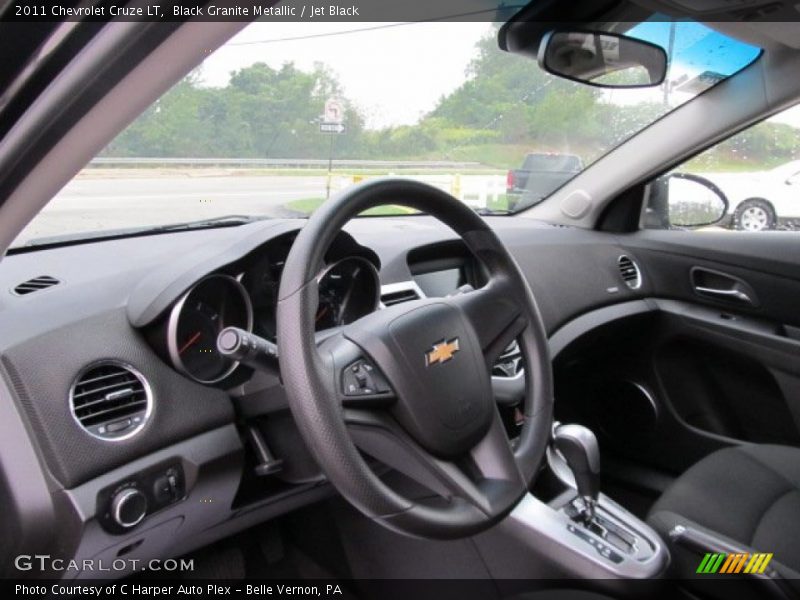 Black Granite Metallic / Jet Black 2011 Chevrolet Cruze LT