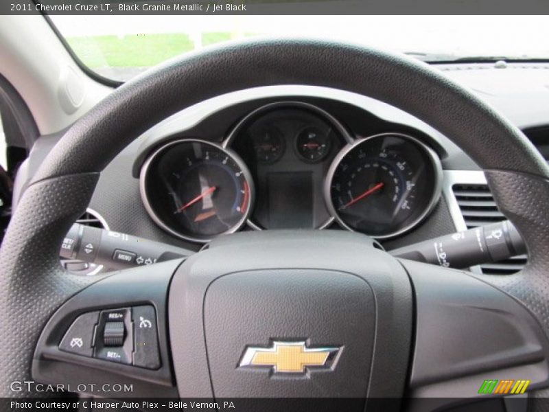 Black Granite Metallic / Jet Black 2011 Chevrolet Cruze LT