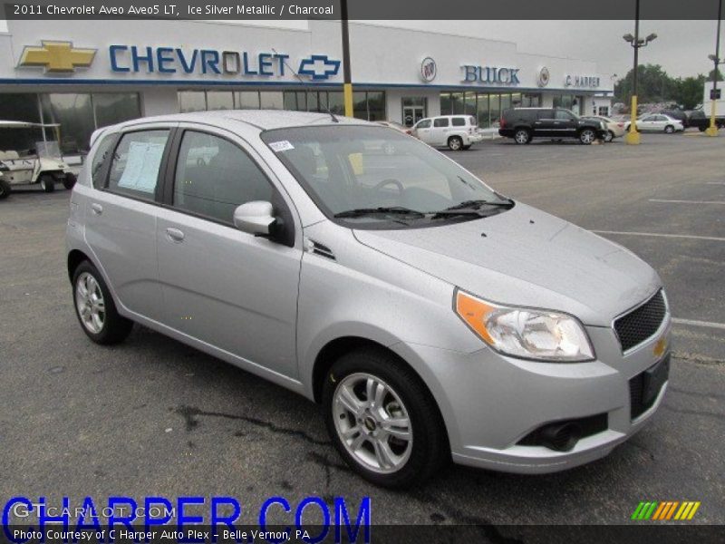 Ice Silver Metallic / Charcoal 2011 Chevrolet Aveo Aveo5 LT