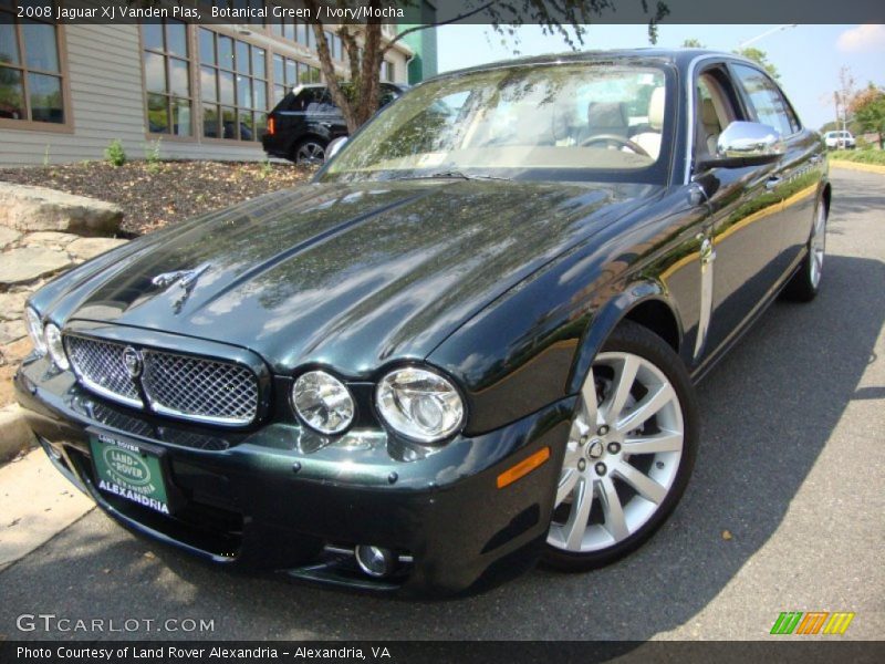 Botanical Green / Ivory/Mocha 2008 Jaguar XJ Vanden Plas