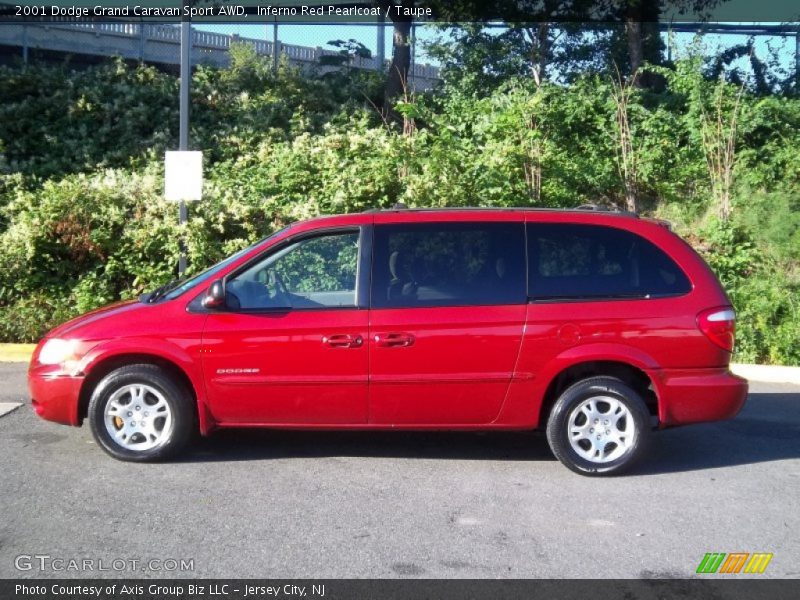  2001 Grand Caravan Sport AWD Inferno Red Pearlcoat