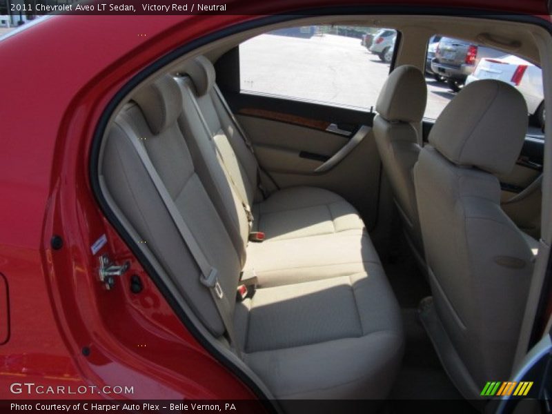 Victory Red / Neutral 2011 Chevrolet Aveo LT Sedan