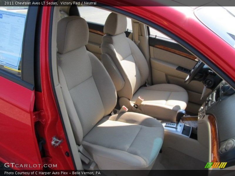 Victory Red / Neutral 2011 Chevrolet Aveo LT Sedan
