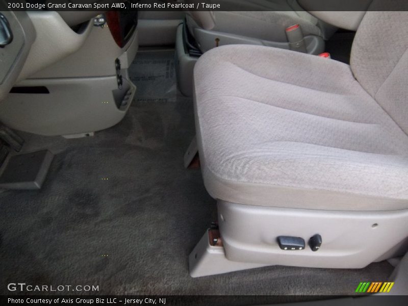 Inferno Red Pearlcoat / Taupe 2001 Dodge Grand Caravan Sport AWD