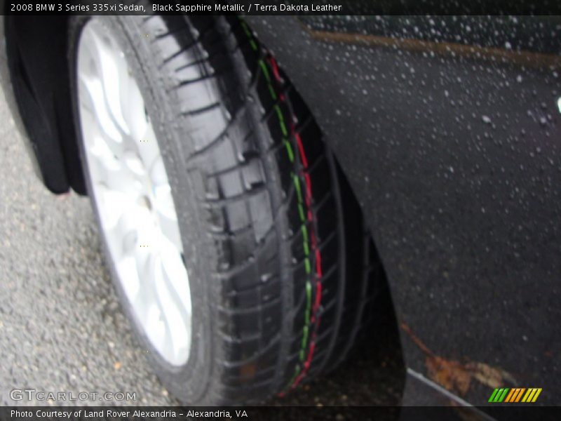 Black Sapphire Metallic / Terra Dakota Leather 2008 BMW 3 Series 335xi Sedan