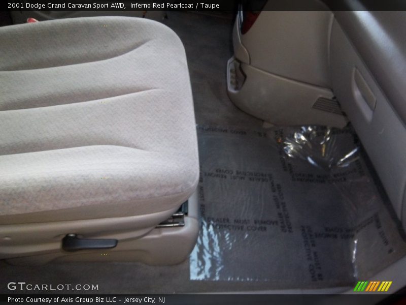 Inferno Red Pearlcoat / Taupe 2001 Dodge Grand Caravan Sport AWD