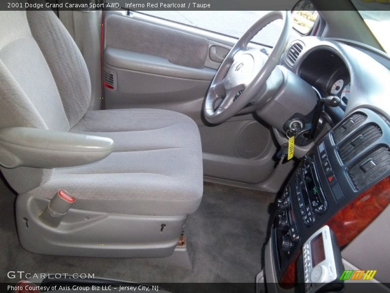 Inferno Red Pearlcoat / Taupe 2001 Dodge Grand Caravan Sport AWD