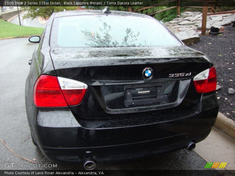 Black Sapphire Metallic / Terra Dakota Leather 2008 BMW 3 Series 335xi Sedan