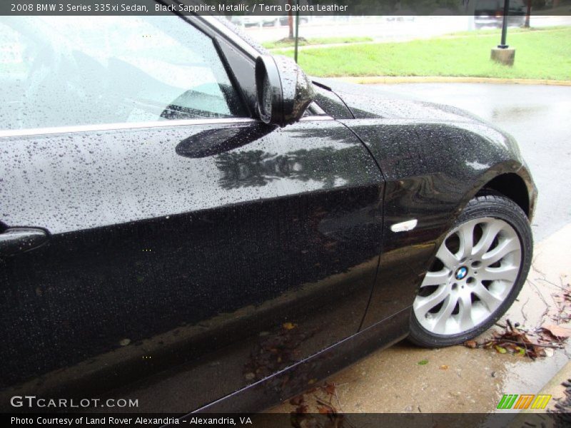 Black Sapphire Metallic / Terra Dakota Leather 2008 BMW 3 Series 335xi Sedan