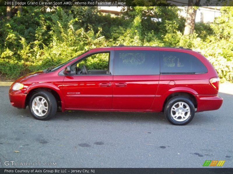  2001 Grand Caravan Sport AWD Inferno Red Pearlcoat