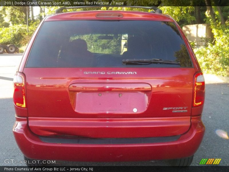 Inferno Red Pearlcoat / Taupe 2001 Dodge Grand Caravan Sport AWD