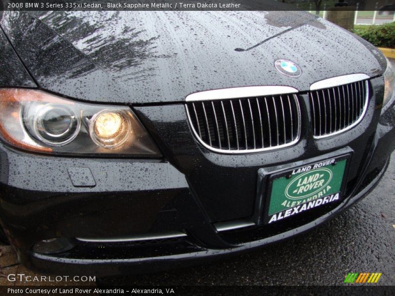 Black Sapphire Metallic / Terra Dakota Leather 2008 BMW 3 Series 335xi Sedan