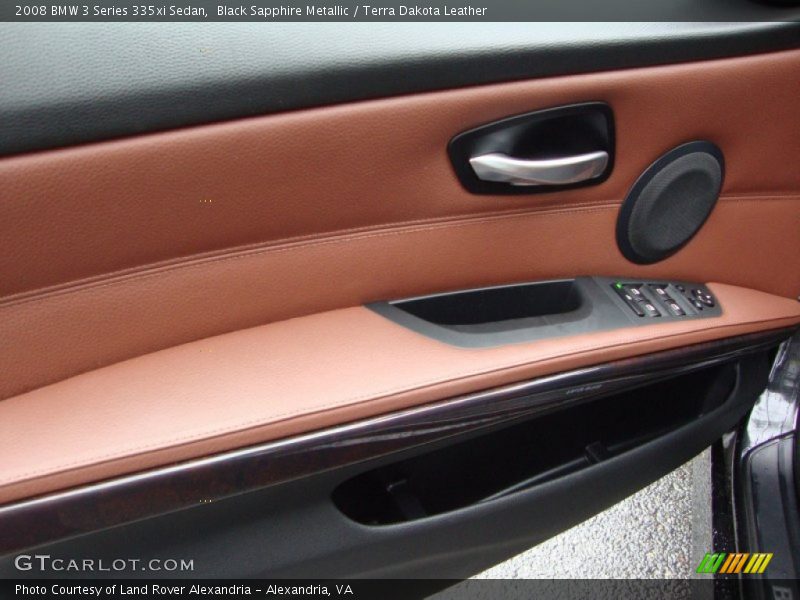 Black Sapphire Metallic / Terra Dakota Leather 2008 BMW 3 Series 335xi Sedan