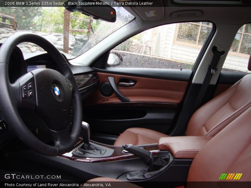 Black Sapphire Metallic / Terra Dakota Leather 2008 BMW 3 Series 335xi Sedan