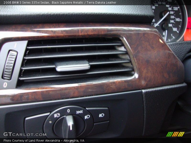 Black Sapphire Metallic / Terra Dakota Leather 2008 BMW 3 Series 335xi Sedan
