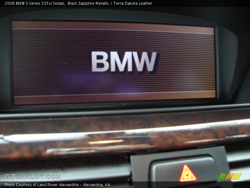 Black Sapphire Metallic / Terra Dakota Leather 2008 BMW 3 Series 335xi Sedan