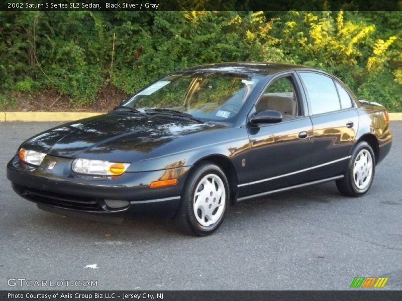Black Silver / Gray 2002 Saturn S Series SL2 Sedan
