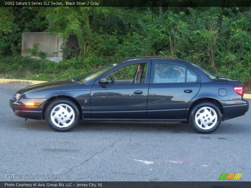 Black Silver / Gray 2002 Saturn S Series SL2 Sedan